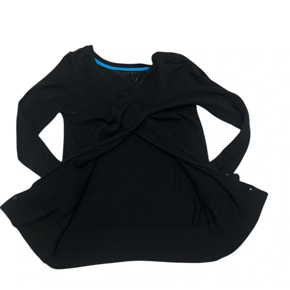 Lululemon Sunset Savasana Pullover II Knit Sweater Open Back